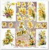 Seria Spring Impressions - wiosenne impresje, żonkile, wiosenne kwiaty, wiejskie widoczki, koguty, kury, kurczaki, owce, baranki, stary młyn*daffodils, spring flowers, countryside views, roosters, hens, chickens, sheep, lambs, old mill, tags